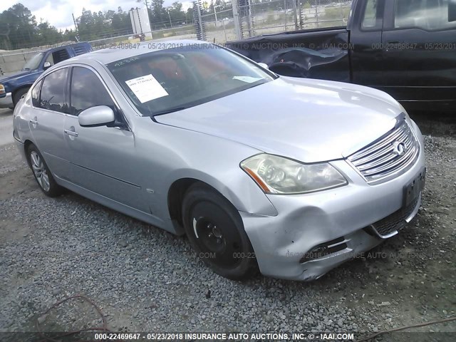 JNKBY01EX8M500987 - 2008 INFINITI M45 SPORT SILVER photo 1