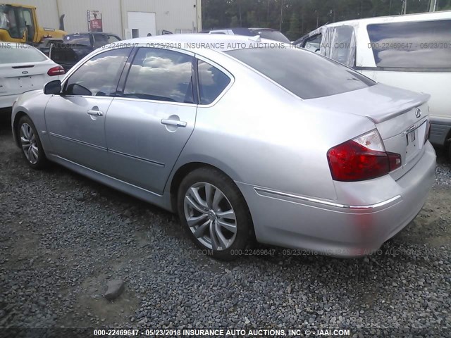 JNKBY01EX8M500987 - 2008 INFINITI M45 SPORT SILVER photo 3