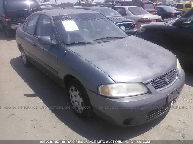 3N1CB51D01L445044 - 2001 NISSAN SENTRA XE/GXE GRAY photo 1