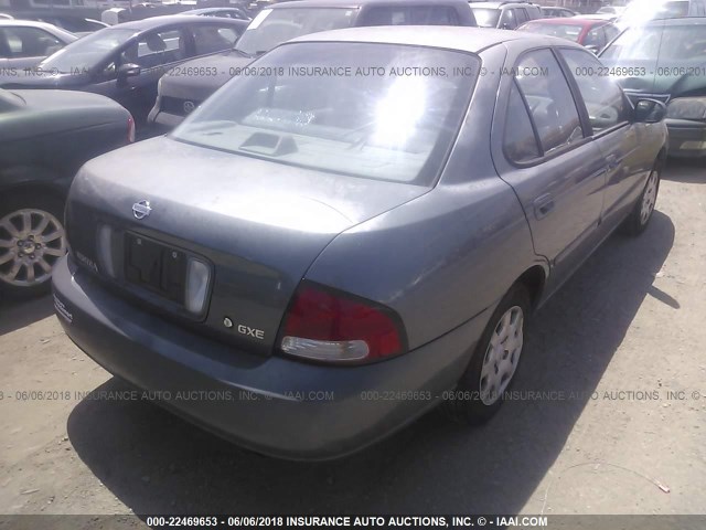 3N1CB51D01L445044 - 2001 NISSAN SENTRA XE/GXE GRAY photo 4