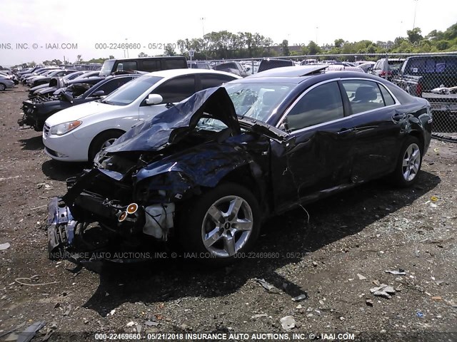 1G1ZH57B08F234449 - 2008 CHEVROLET MALIBU 1LT ლურჯი ფოტო 2