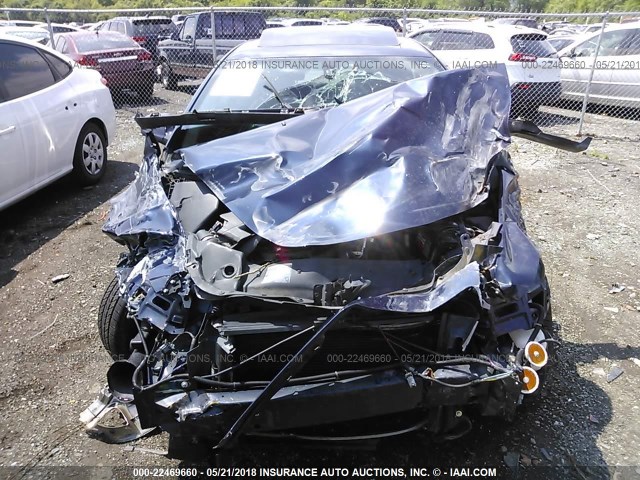 1G1ZH57B08F234449 - 2008 CHEVROLET MALIBU 1LT ლურჯი ფოტო 6