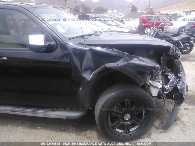 1FMEU65E39UA42617 - 2009 FORD EXPLORER LIMITED 黑色 照片 6
