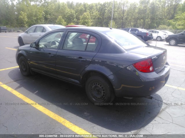 1G1AK58F587258451 - 2008 CHEVROLET COBALT LS GRAY photo 3