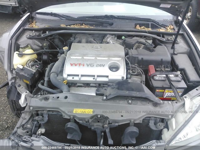 JTDBF30K440153576 - 2004 TOYOTA CAMRY LE/XLE Grau Foto 10