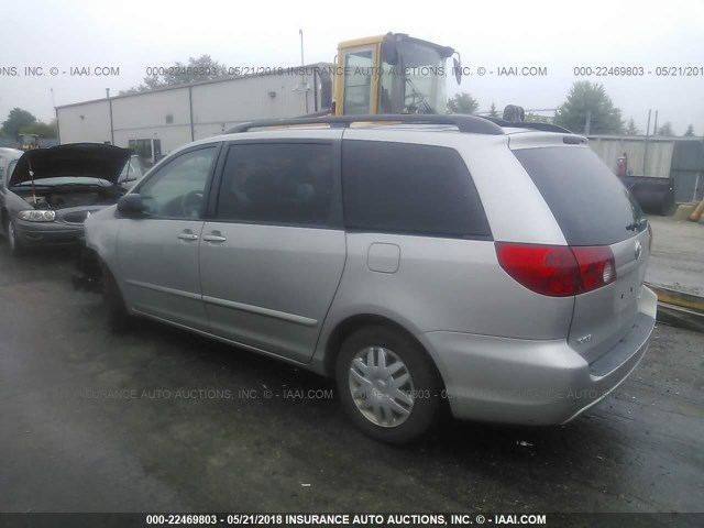 5TDZA23C66S410720 - 2006 TOYOTA SIENNA CE/LE SILVER photo 3