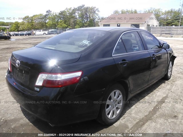 4T1BB46K49U065423 - 2009 TOYOTA CAMRY HYBRID BLACK photo 4