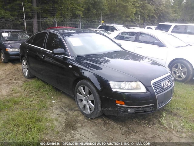 WAUDH74F66N093892 - 2006 AUDI A6 3.2 QUATTRO BLACK photo 1