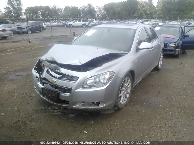 1G1ZK57758F266651 - 2008 CHEVROLET MALIBU LTZ 银色 照片 2