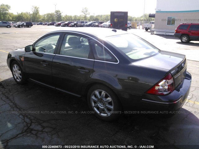 1FAHP24157G134619 - 2007 FORD FIVE HUNDRED SEL GRAY photo 3