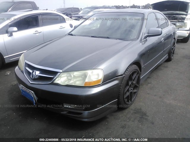 19UUA568X3A001696 - 2003 ACURA 3.2TL TYPE-S GRAY photo 2