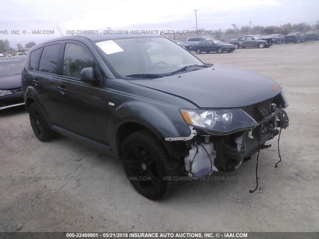 JA4MT41X69Z010661 - 2009 MITSUBISHI OUTLANDER XLS GREEN photo 1