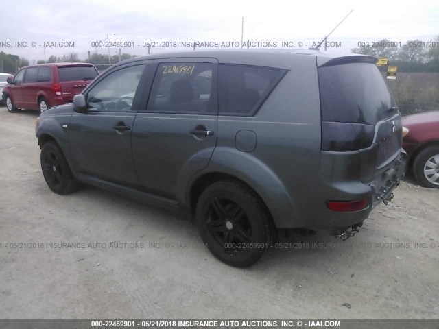 JA4MT41X69Z010661 - 2009 MITSUBISHI OUTLANDER XLS GREEN photo 3