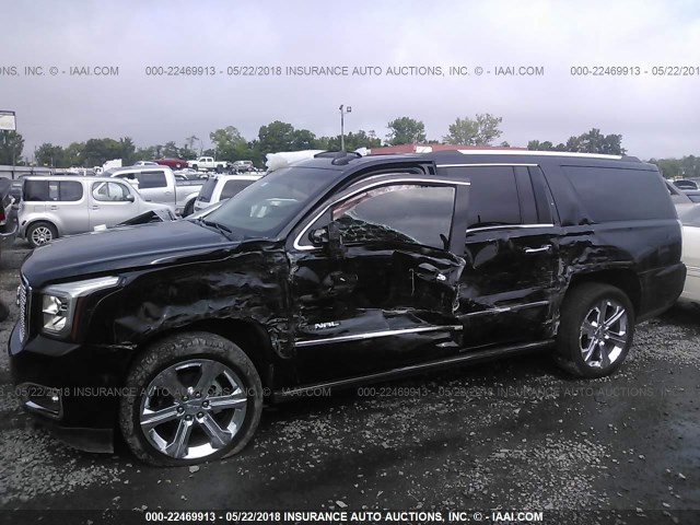 1GKS2HKJ8GR283670 - 2016 GMC YUKON XL DENALI BLACK photo 6