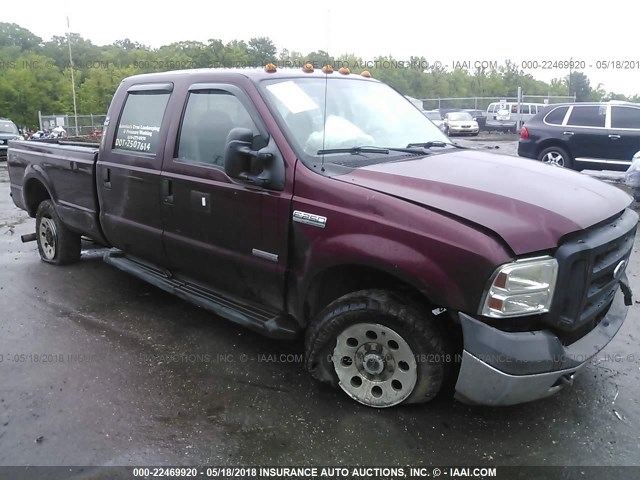 1FTSW21P96EB69749 - 2006 FORD F250 SUPER DUTY PURPLE photo 1