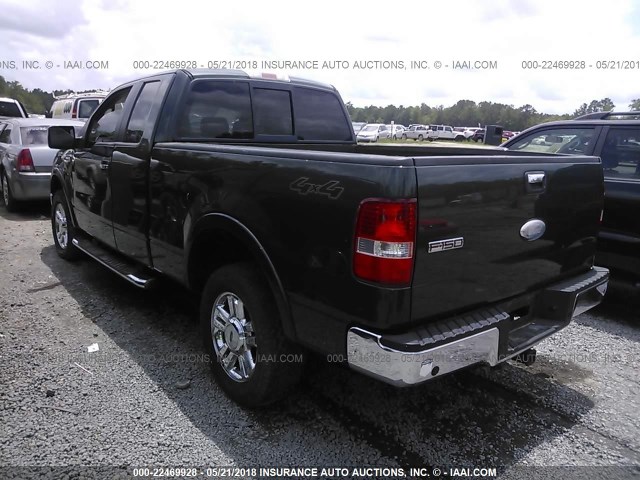 1FTPX14596NA07837 - 2006 FORD F150 GREEN photo 3