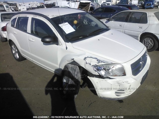 1B3CB4HA2AD534141 - 2010 DODGE CALIBER SXT WHITE photo 1