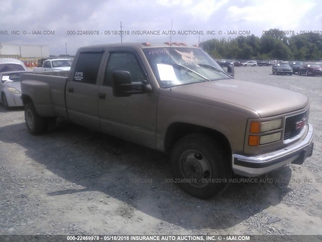 1GTHC33JXTF017146 - 1996 GMC SIERRA C3500 GOLD photo 1