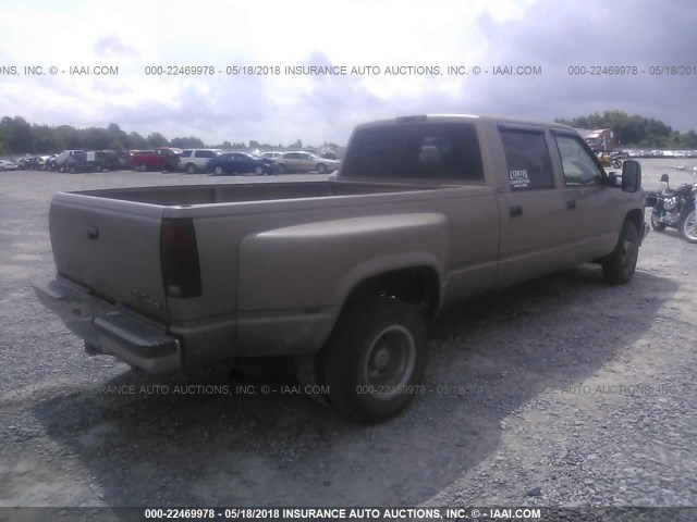 1GTHC33JXTF017146 - 1996 GMC SIERRA C3500 GOLD photo 4