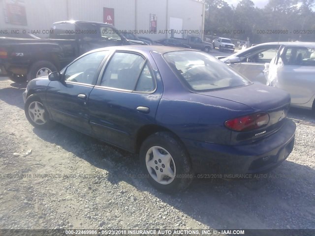 1G1JC524X27318915 - 2002 CHEVROLET CAVALIER CNG BLACK photo 3