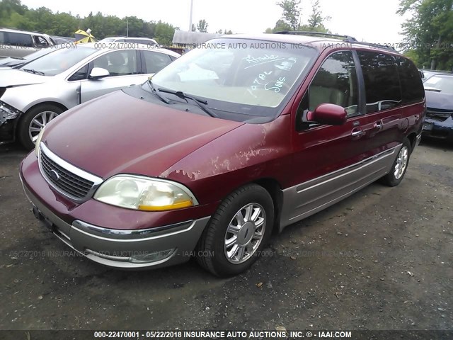 2FMDA58433BA68665 - 2003 FORD WINDSTAR LIMITED RED photo 2