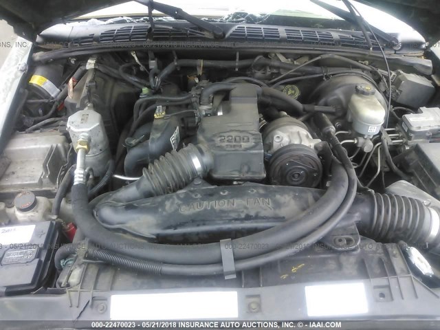 1GCCS145318214826 - 2001 CHEVROLET S TRUCK S10 GREEN photo 10