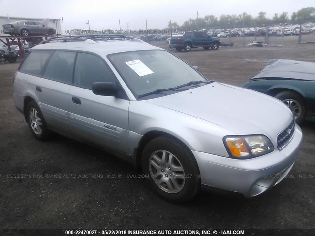 4S3BH675347641646 - 2004 SUBARU LEGACY OUTBACK AWP SILVER photo 1