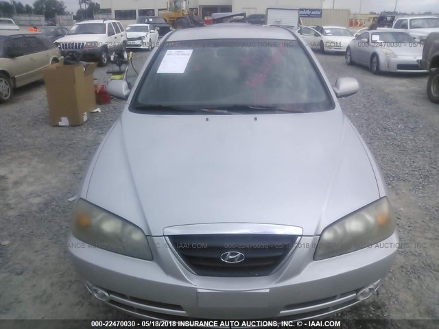 KMHDN46D95U174777 - 2005 HYUNDAI ELANTRA GLS/GT SILVER photo 6