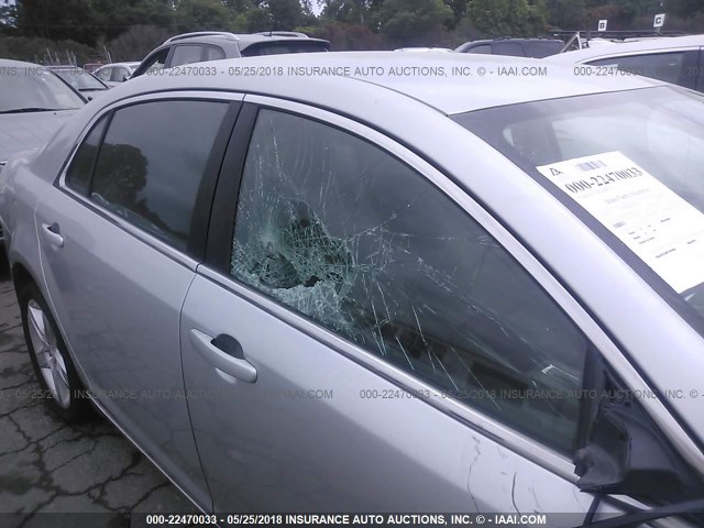 1G1ZA5EB5AF215604 - 2010 CHEVROLET MALIBU LS 银色 照片 6