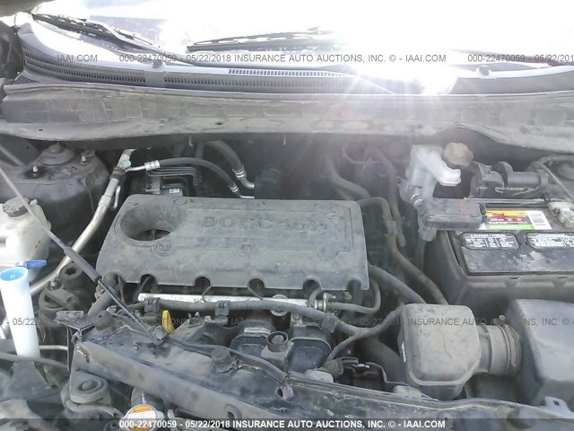 KM8JU3AC1CU421818 - 2012 HYUNDAI TUCSON GLS/LIMITED შავი ფოტო 10