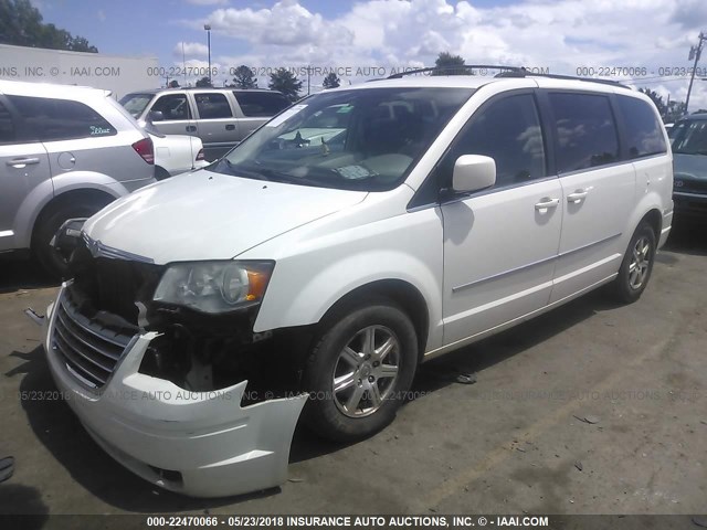 2A8HR54199R534229 - 2009 CHRYSLER TOWN & COUNTRY TOURING WHITE photo 2