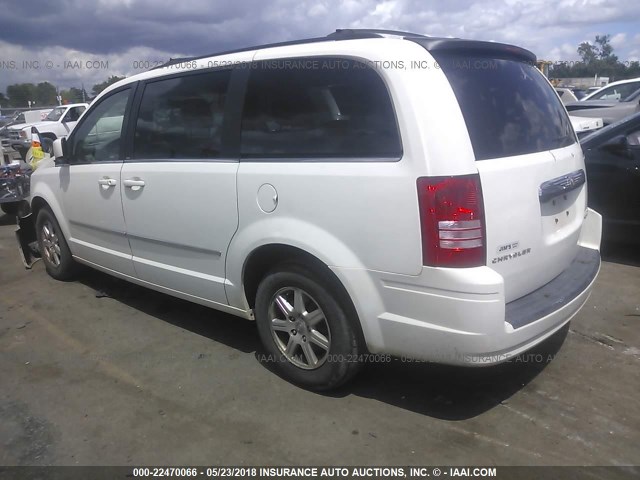 2A8HR54199R534229 - 2009 CHRYSLER TOWN & COUNTRY TOURING WHITE photo 3