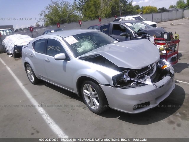 1B3BD1FG4BN536576 - 2011 DODGE AVENGER MAINSTREET SILVER photo 1