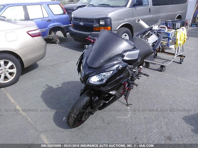 JKAEXEE15CDA01686 - 2012 KAWASAKI EX650 EC BLACK photo 2