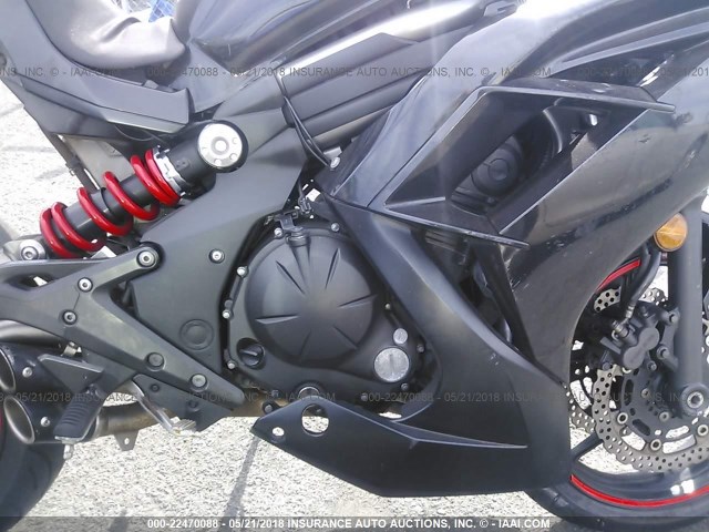 JKAEXEE15CDA01686 - 2012 KAWASAKI EX650 EC BLACK photo 8