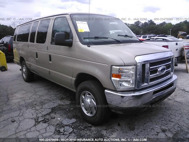 1FBSS3BL8ADA29563 - 2010 FORD ECONOLINE E350 SUPER DUTY WAGON TAN photo 1