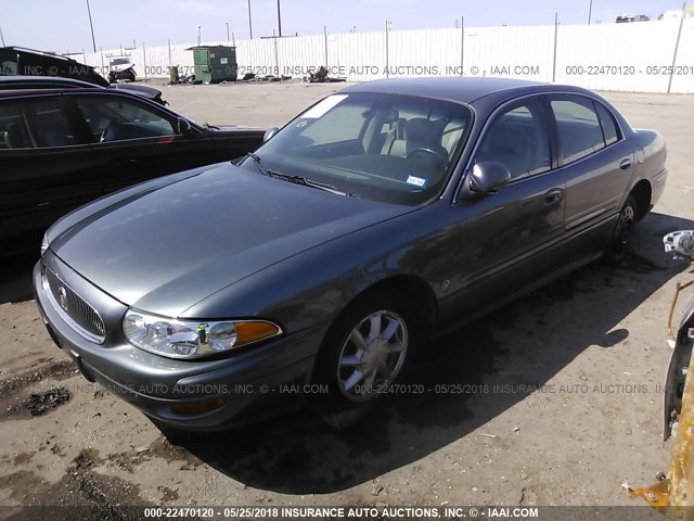 1G4HR54KX4U146692 - 2004 BUICK LESABRE LIMITED GRAY photo 2