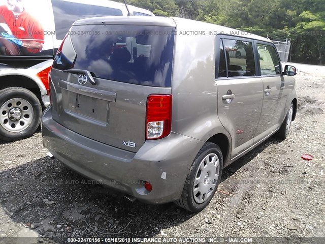 JTLZE4FE4CJ009001 - 2012 TOYOTA SCION XB BROWN photo 4