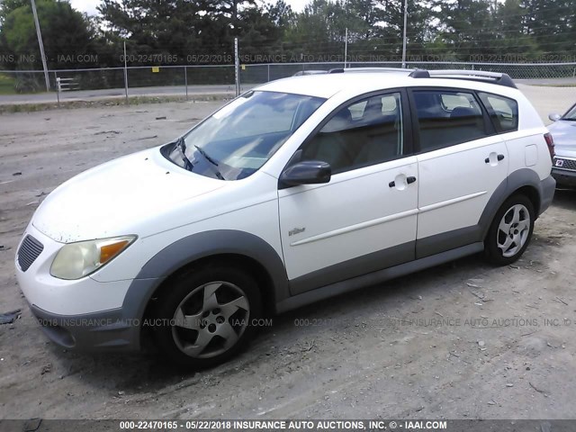 5Y2SL67866Z409302 - 2006 PONTIAC VIBE WHITE photo 2