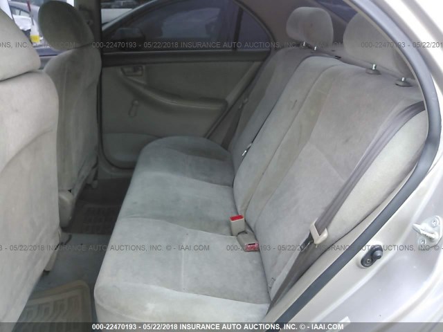 1NXBR32EX3Z064516 - 2003 TOYOTA COROLLA CE/LE/S BEIGE photo 8