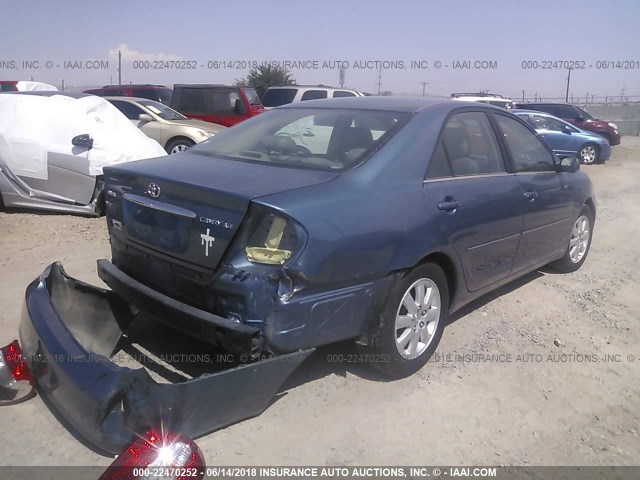 4T1BE32K23U176776 - 2003 TOYOTA CAMRY LE/XLE/SE ლურჯი ფოტო 4