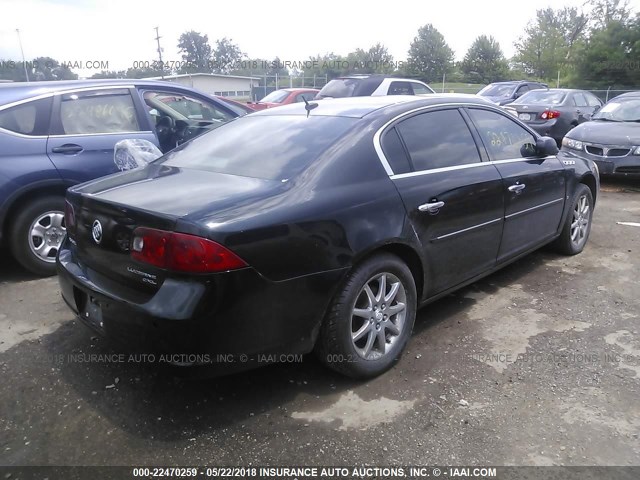 1G4HD57227U140724 - 2007 BUICK LUCERNE CXL BLACK photo 4