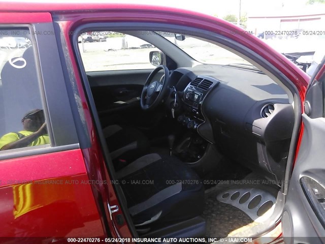 JTKKU10448J010289 - 2008 TOYOTA SCION XD RED photo 5