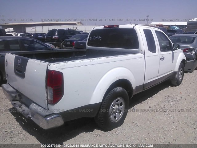 1N6BD06TX7C409496 - 2007 NISSAN FRONTIER KING CAB XE WHITE photo 4