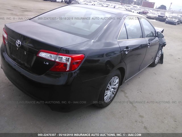4T1BF1FK8CU032855 - 2012 TOYOTA CAMRY SE/LE/XLE 黑色 照片 4