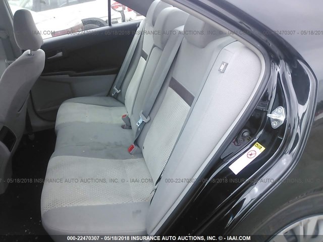 4T1BF1FK8CU032855 - 2012 TOYOTA CAMRY SE/LE/XLE 黑色 照片 8