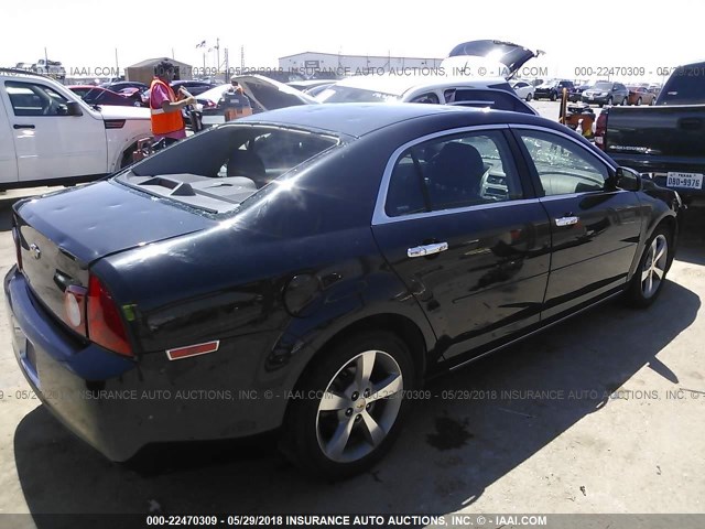 1G1ZC5EU3CF129321 - 2012 CHEVROLET MALIBU 1LT 黑色 照片 4