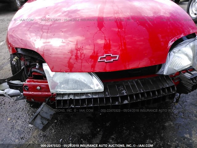 1G1JH12T227167389 - 2002 CHEVROLET CAVALIER Z24 RED photo 6