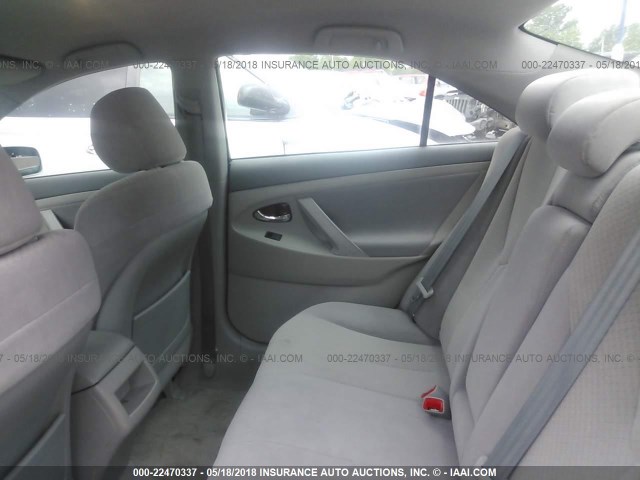 4T4BE46K78R023291 - 2008 TOYOTA CAMRY CE/LE/XLE/SE BLUE photo 8