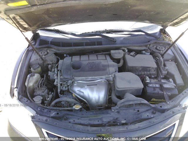 4T4BF3EK7BR170078 - 2011 TOYOTA CAMRY SE/LE/XLE BLACK photo 10